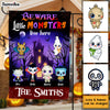 Personalized Halloween Gift For Family Little Monsters Flag 28531 1