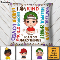 Personalized Gift For Grandson I Am Kind Affirmation Pillow 27788 thumb 1