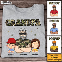 Personalized Gift For Grandpa Camo Shirt - Hoodie - Sweatshirt 33512 thumb 1