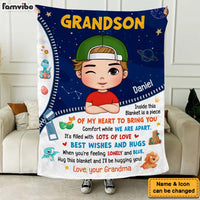 Personalized Gift For Grandson Inside This Blanket 31599 thumb 1