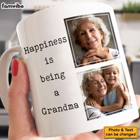 Personalized Gift For Grandma Upload Photo Gallery And Custom Text Mug 28432 thumb 1