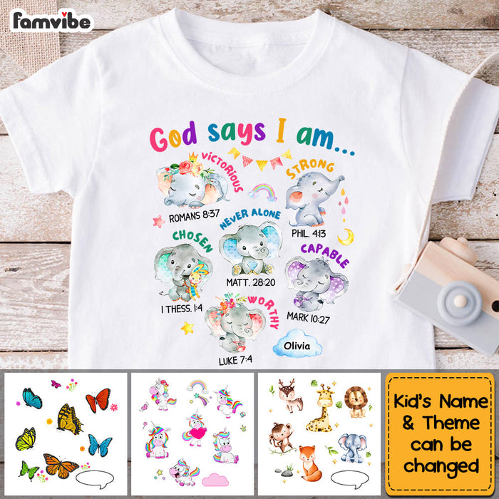 Personalized Gift For Granddaughter God Says You Are Kid T Shirt - Kid Hoodie - Kid Sweatshirt 32220 1