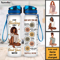Personalized Gift For Daughter God Says You Are Bible Verses Tracker Bottle 26827 thumb 1