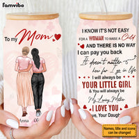 Personalized Gift For Mom  I love You Glass Can 32197 thumb 1