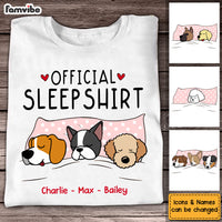 Personalized Official Sleep Dog T Shirt MR111 73O53 thumb 1