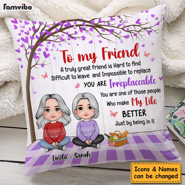 Personalized Gift For Friends A Truly Great Friend Pillow 30537 1