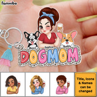 Personalized Funny Gift For Dog Lovers Dog Moms 2-Layer Acrylic Keychain 34826 thumb 1