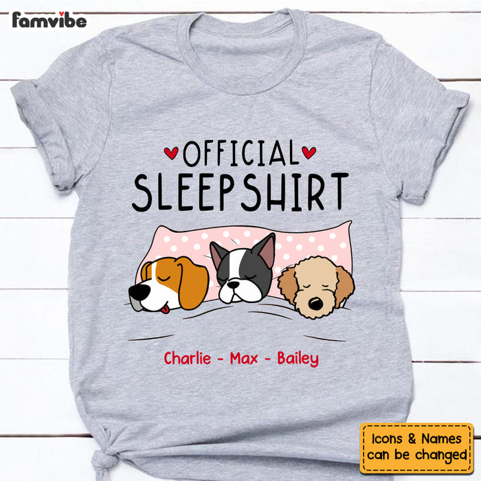 Personalized Official Sleep Dog T Shirt MR111 73O53 1