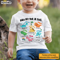 Personalized Gift For Grandkid French God Says I Am Kid T Shirt - Kid Hoodie - Kid Sweatshirt 30121 thumb 1