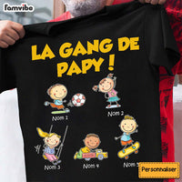 Personalized Grandpa Sport French Papa Grand-père T Shirt AP1411 95O58 thumb 1