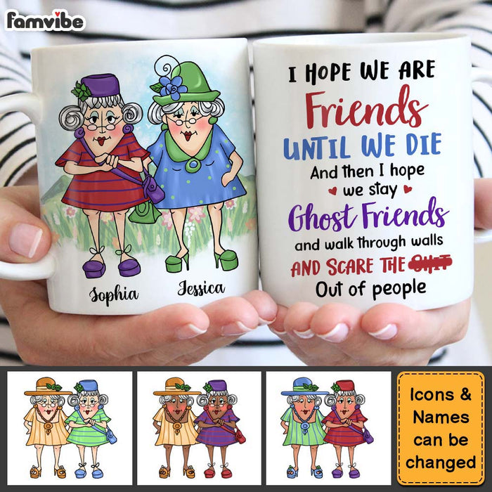 Personalized Gift For Senior Friends Ghost Friends Mug 26332 1
