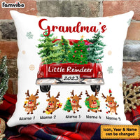 Personalized Grandma Little Reindeer Christmas Pillow NB171 30O34 thumb 1
