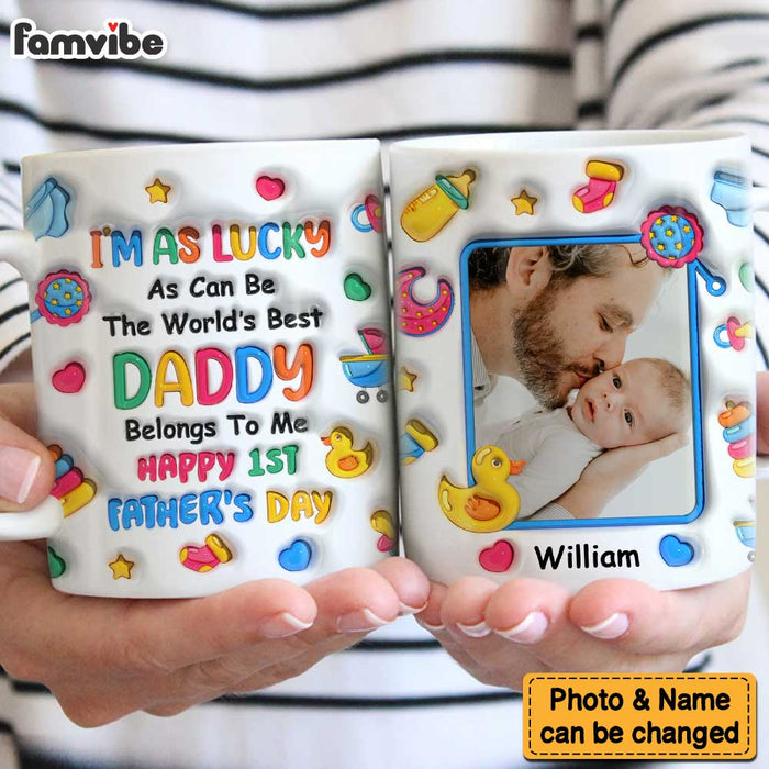 Personalized Gift For Father's Day Upload Photo Mug 33532 1