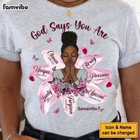 Personalized Gift For Daughter God Says You Are Shirt - Hoodie - Sweatshirt 29357 thumb 1