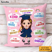 Personalized Gift For Grandkids I Am Done Kindergarten Pillow 32359 thumb 1