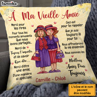 Personalized Gift For Friend À ma Vieille amie French Pillow 30441 thumb 1