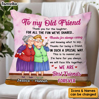 Personalized Gift To My Old Friend Pillow 30853 thumb 1