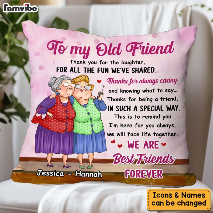 Personalized Gift To My Old Friend Pillow 30853 1