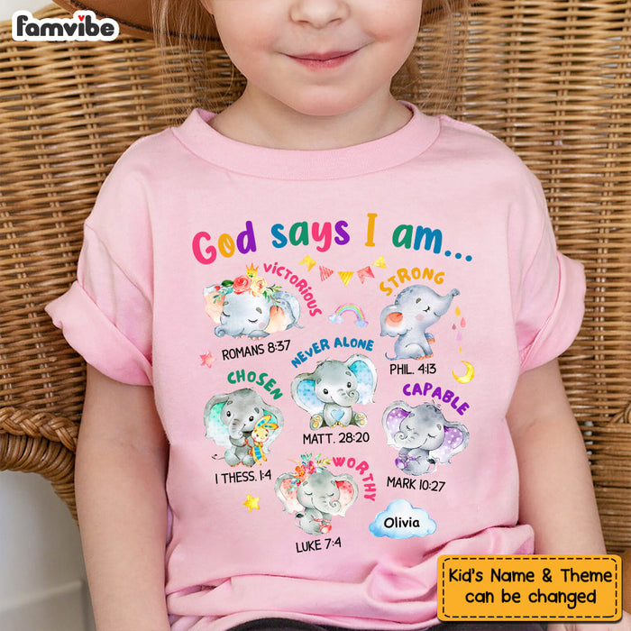 Personalized Gift For Granddaughter God Says You Are Kid T Shirt - Kid Hoodie - Kid Sweatshirt 32220 1