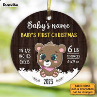 Personalized Baby First Christmas  Ornament OB56 85O57 thumb 1