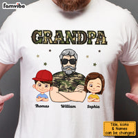 Personalized Gift For Grandpa Camo Shirt - Hoodie - Sweatshirt 33512 thumb 1
