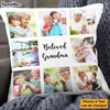 Personalized Gift For Grandma Upload Photo Grid Gallery And Custom Text Pillow 28457 1