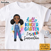 Personalized Back To School Gift For Granddaughter Kid T Shirt 27628 thumb 1