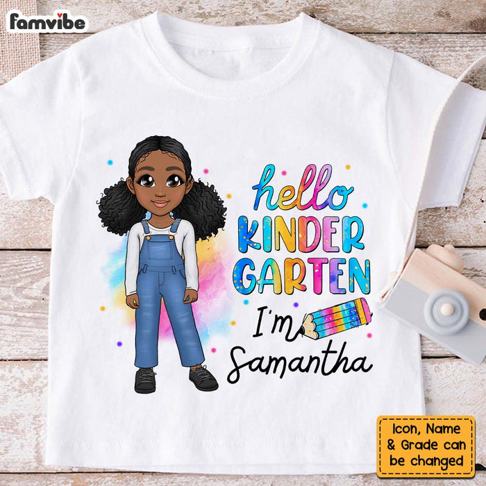 Personalized Back To School Gift For Granddaughter Kid T Shirt 27628 1