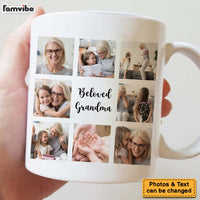 Personalized Gift For Grandma Upload Photo Grid Gallery And Custom Text Mug 28434 thumb 1