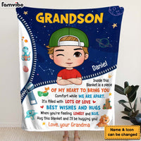 Personalized Gift For Grandson Inside This Blanket 31599 thumb 1