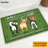 Personalized Gift Dog Wiggle Butt Every Time You Come In The Door Doormat 29929 thumb 1