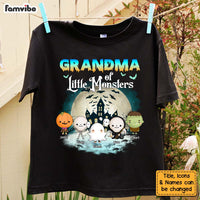 Personalized Halloween Gift For Grandma Of Little Monsters Shirt - Hoodie - Sweatshirt 27860 thumb 1