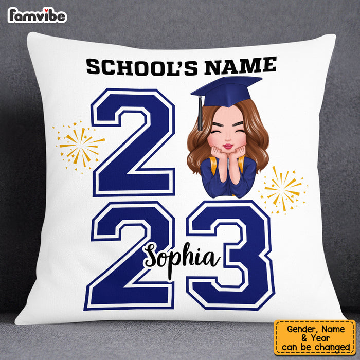 Personalized Graduation Girl Boy Pillow AP202 30O53 1
