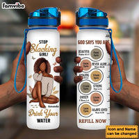 Personalized Gift For Daughter God Says You Are Bible Verses Tracker Bottle 26827 thumb 1