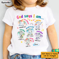 Personalized Gift For Granddaughter God Says You Are Kid T Shirt - Kid Hoodie - Kid Sweatshirt 32220 thumb 1