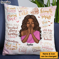 Personalized Affirmation Christian Gifts For Granddaughter Pillow 26556 thumb 1