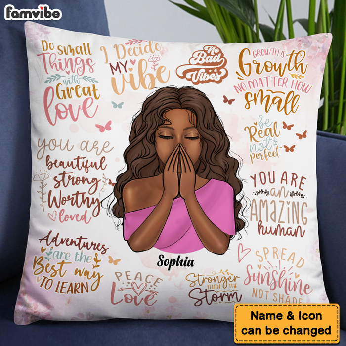 Personalized Affirmation Christian Gifts For Granddaughter Pillow 26556 1