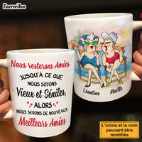 Personalized Gift For Friends French Old And Senile Mug 30385 thumb 1