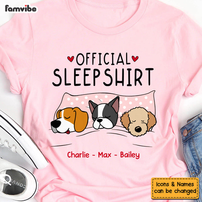 Personalized Official Sleep Dog T Shirt MR111 73O53 1