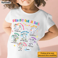 Personalized Gift For Grandkid French God Says I Am Kid T Shirt - Kid Hoodie - Kid Sweatshirt 30121 thumb 1