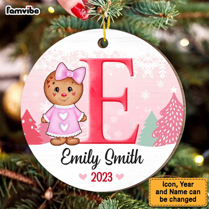 Personalized Son Daughter Christmas Circle Ornament OB71 85O47 1
