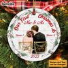Personalized First Christmas Wedding Couple  Ornament OB51 65O34 1