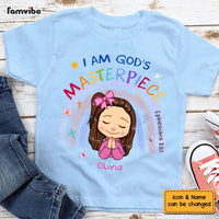 Personalized Gift For Granddaughter God's Masterpiece Bible Verse Kid T Shirt - Kid Hoodie - Kid Sweatshirt 30241 thumb 1