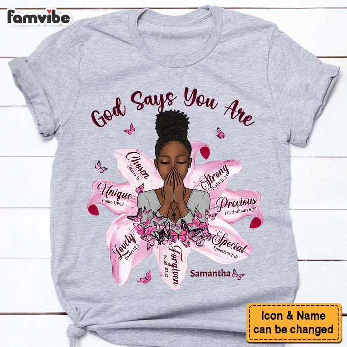 Personalized Gift For Daughter God Says You Are Shirt - Hoodie - Sweatshirt 29357 1