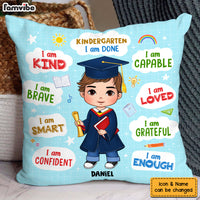 Personalized Gift For Grandkids I Am Done Kindergarten Pillow 32359 thumb 1