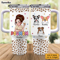 Personalized Funny Gift For Dog Lovers Dog Moms 40oz Tumbler With Straw 34663 thumb 1