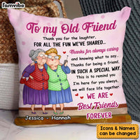 Personalized Gift To My Old Friend Pillow 30853 thumb 1