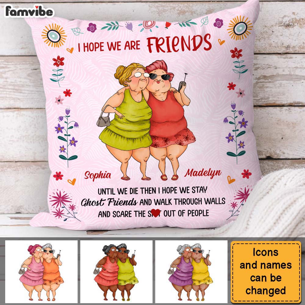 Personalized Gift For Friends Sisters Pillow 30710