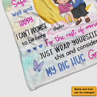 Personalized Gift For Granddaughter Butterfly And Moon Theme Blanket 31197 thumb 1