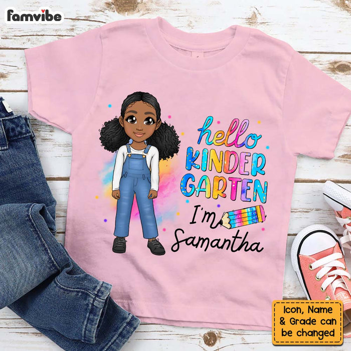 Personalized Back To School Gift For Granddaughter Kid T Shirt 27628 1